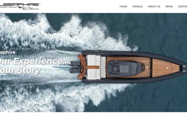 Seaphire Yachts Cyprus digital presence and luxury web design by Anything Marketing