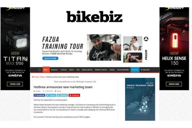 Hotlines Europe Scotland e-commerce and market deployment project by Anything Marketing