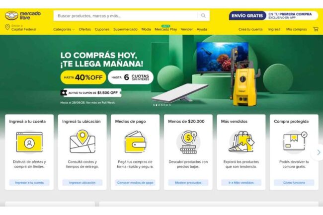 Mercado Libre South America e-commerce and market deployment project by Anything Marketing
